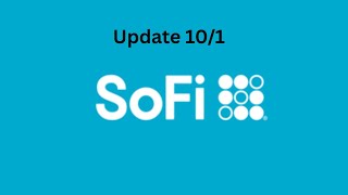 SOFI Update 10/1 | Two Short Term Scenarios | One More HIGH Still? Or Deeper Correction?