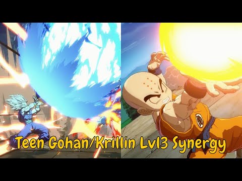 Teen Gohan/Krillin Lvl3 Synergy [DBFZ Tech & Combos]