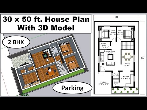 15x30 House Plan 15 x 30 Ghar Ka Naksha Small House Plans Design 450 sq ft house Plans