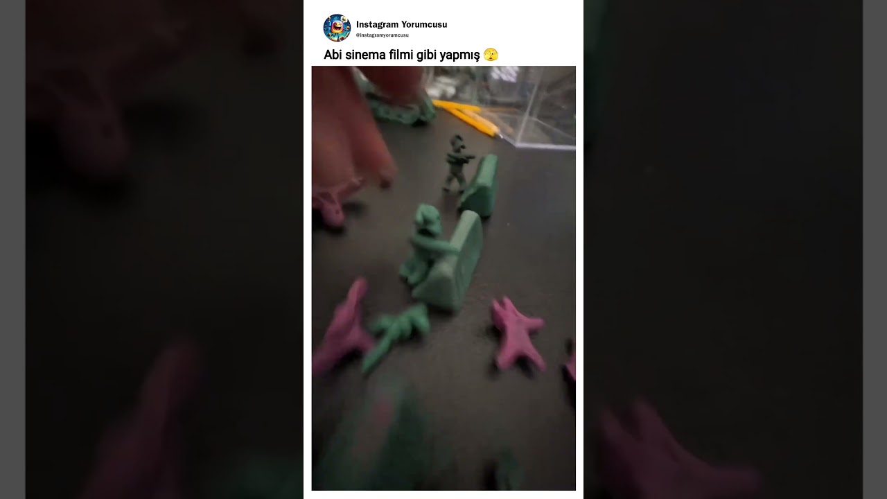 Abi sinema filmi gibi yapmış 🫣