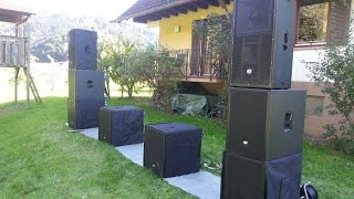 Video thumbnail for Soundcheck RCF 4PRO 8003-AS + 4PRO 6001-A by Technikfreak