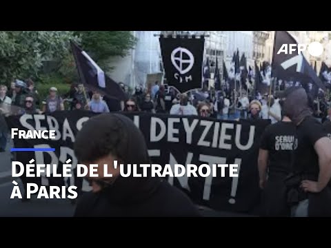 Défilé de militants d'ultradroite dans Paris | AFP