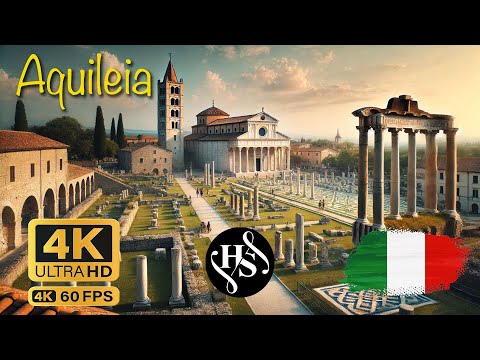 🏛️ Aquileia, Italy Walking Tour | Ancient Roman Ruins & Basilica ⛪🇮🇹