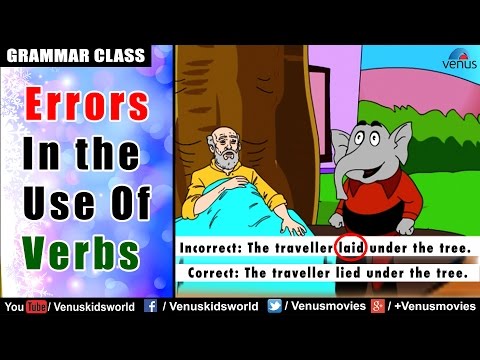 Errors In the Use Of Verbs ~ Grammar Class