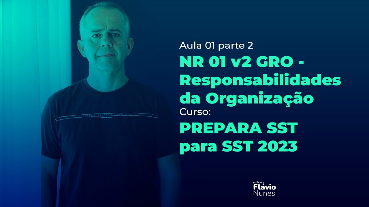 Aula 1 - Parte 2/5 - NR 01 v2 GRO   Responsabilidades da Organização