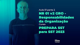 Aula 1 - Parte 2/5 - NR 01 v2 GRO   Responsabilidades da Organização