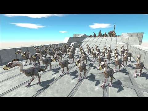 Race to eat 50 TERROR BIRDS - Animal Revolt Battle Simulator