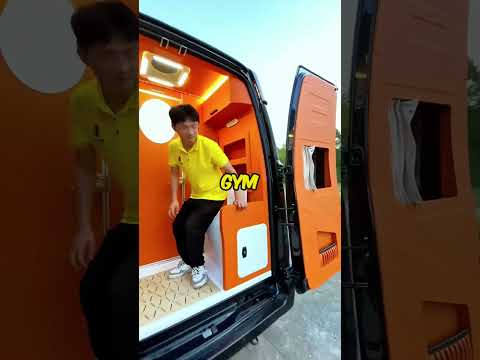 Man Turns His Van Into A House
