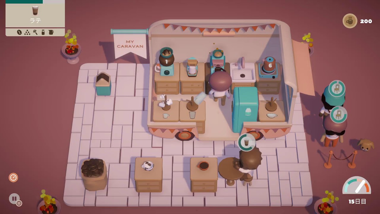 コーヒーキャラバンというゲームを少々