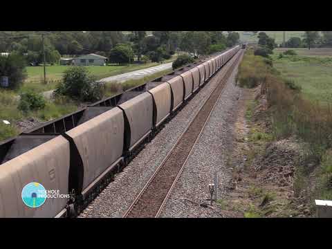 Australian Diesel: 8235 & DL44 - Grain Train - February 2021