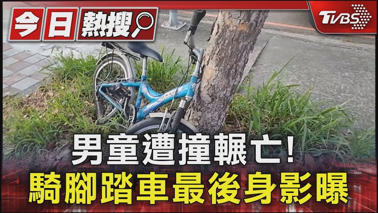 男童遭撞輾亡! 騎腳踏車最後身影曝