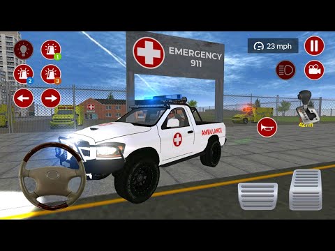 American Ambulance  Rescue Game 2023 Simulator - Android Gameplay