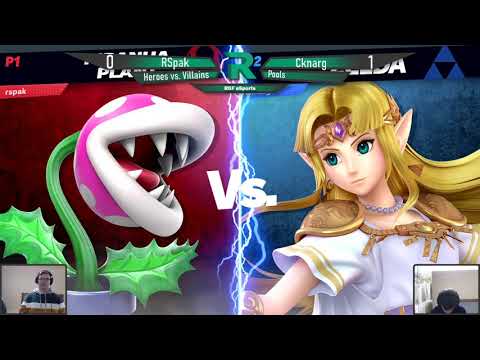 RGF Heroes vs. Villains | RSpak (King DeDeDe, Piranha Plant) vs. Cknarg (Zelda) | SSBU Pools