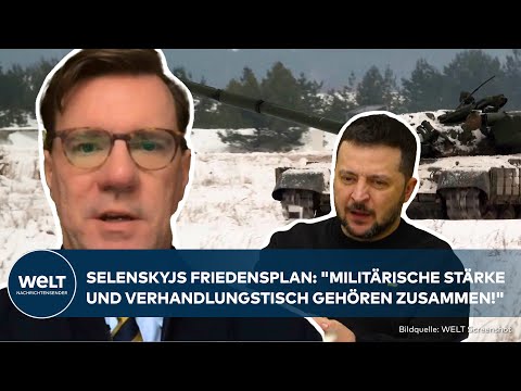 PUTINS KRIEG: Friedensplan der Ukraine! "Militärische Unterstützung der richtige Weg!"