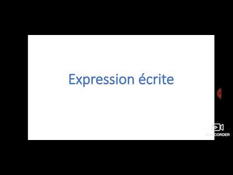 Se présenter par écrit