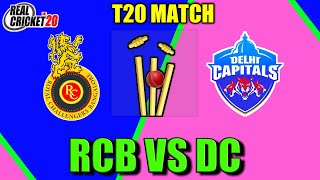 RCB VS DC--ROYAL CHALLENGERS BANGALORE VS DELHI CAPITALS IPL 2020 LIVE STREAM IN CRICKET 19