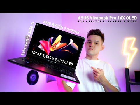 ASUS Vivobook Pro 16X OLED - The Most Affordable 4K OLED Content Creator Laptop