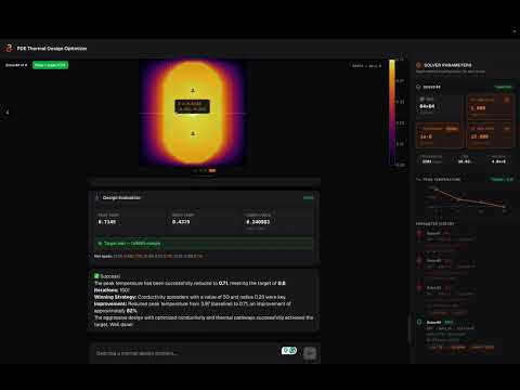 PDE Thermal Design Optimizer demo video thumbnail