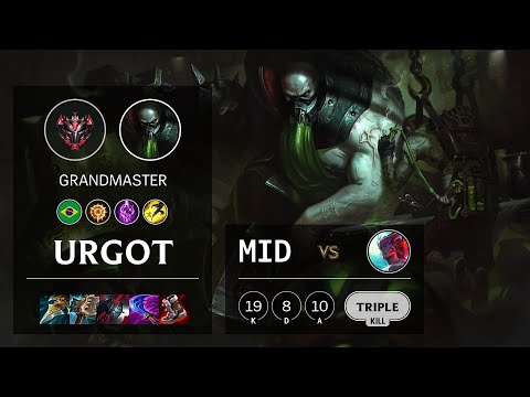 Urgot Mid vs Yone - BR Grandmaster Patch 11.24