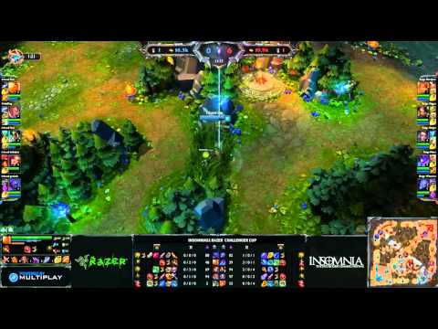 Team Infused vs Reign eSports - Game #1 - Winner Bracket Round 2 - Razer League of Legends Challenge