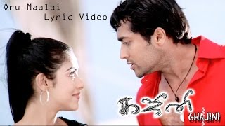 Ghajini - Oru Maalai Lyric Video  Asin Suriya  Har
