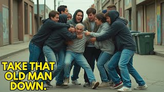 BULLIES Knocked an 80-Year-Old Man to the Ground — Big Mistake... HE GOT REVENGE!