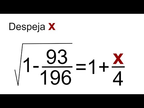 ECUACIÓN LINEAL CON DENOMINADORES Y RAÍCES CUADRADAS. Matemáticas Básicas
