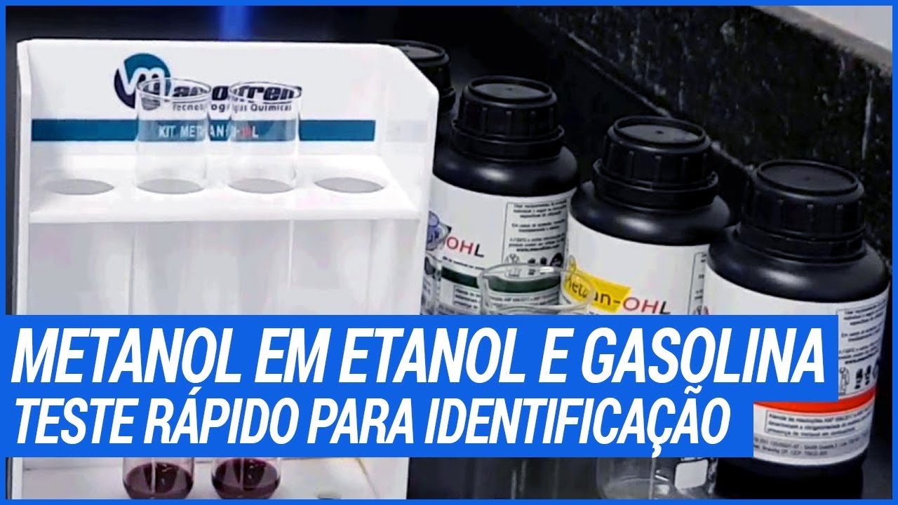 Identificação de Metanol em etanol e gasolina - Teste rápido