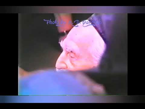 Harav Moshe Feinstein ztz"l - 1984 - Camp Yeshiva of Staten Island - Credit: M.D. Yarmish Collection