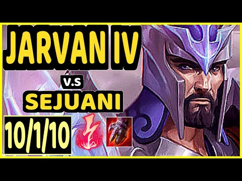 AGURIN (JARVAN IV) vs SEJUANI - 10/1/10 KDA JUNGLE CHALLENGER GAMEPLAY - EUW