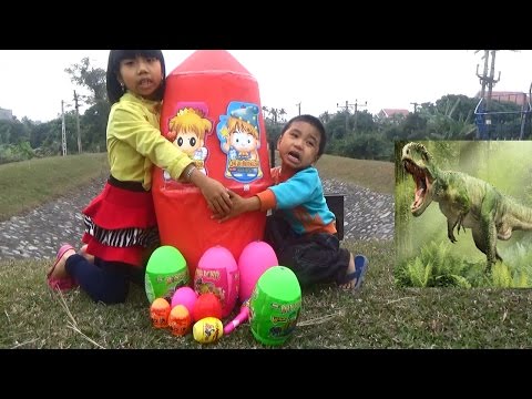Hunting Dinosaur Surprise Eggs - Săn Trứng Khủng Long Khổng Lồ*_*Baby channel