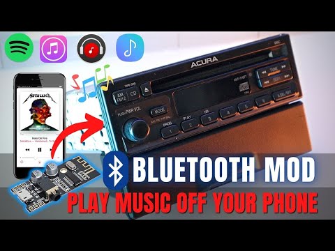 Add BLUETOOTH to Car CD Player Stereo | Vintage OEM Radio Mod