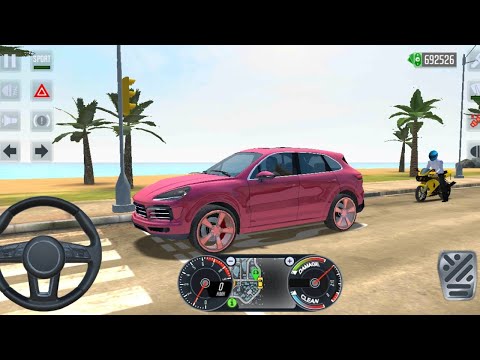 SUV Porsche Cayenne Turbo l Taxi Sim 2022 Evolution Miami City Wheel Drive Android Gameplay