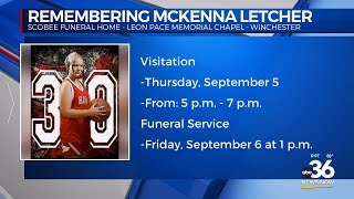 Visitation for McKenna Letcher held today 090524