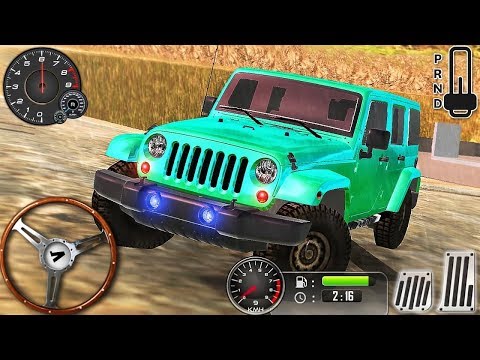 Offroad Cargo Truck Driver Jeep Prado Simulator - Android GamePlay