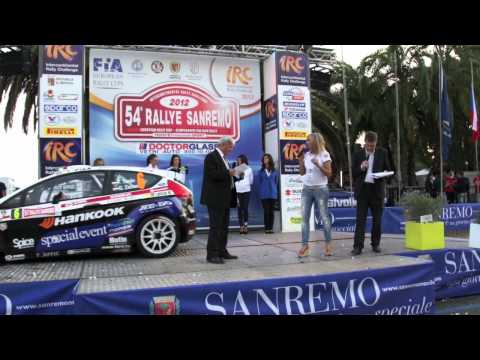 54° Rally di sanremo Premiazione dal 4 classificato