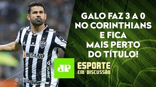 Líder Atlético-MG atropela o Corinthians; Palmeiras goleia e vence 6ª seguida