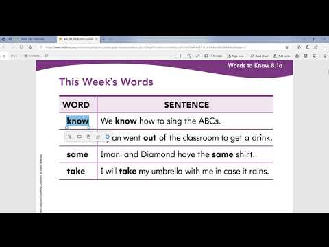 KA This Week's Words Overview 6/1/20