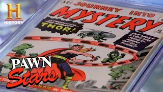 Pawn Stars: SUPER EXPENSIVE Thor Comic Book is MAJOR Marvel History (Season 18) | History