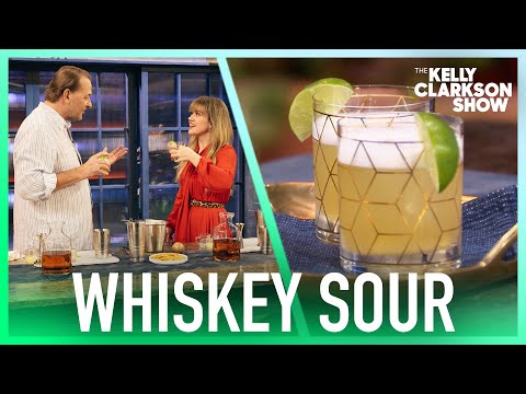 Michael Ruhlman Teaches Kelly Clarkson How To Make A Classic Whiskey Sour