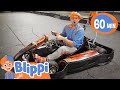 Super Fast Go Karts More Blippi Fun And Educational Videos For Kids Blippi