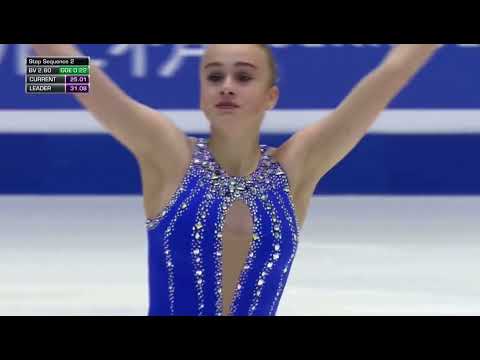 Valeriia Sidorova - 2020 World Junior Figure Skating Championships - short program 