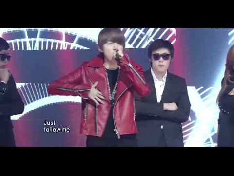 HyunA feat.Zico - Just Follow @ Inkigayo 14 aug. 2011