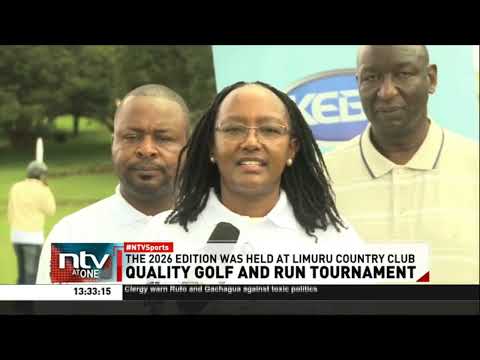 Quality Golf and Run tournament held at Limuru Country Club to promote excellence and wellness