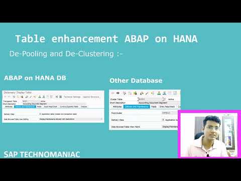 Table enhancement in SE11 - ABAP on HANA