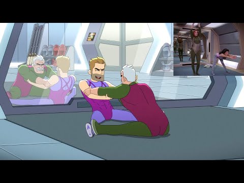 Shaxs and Ransom Like Troy and Crusher in TNG - Star Trek Lower Decks S04E02