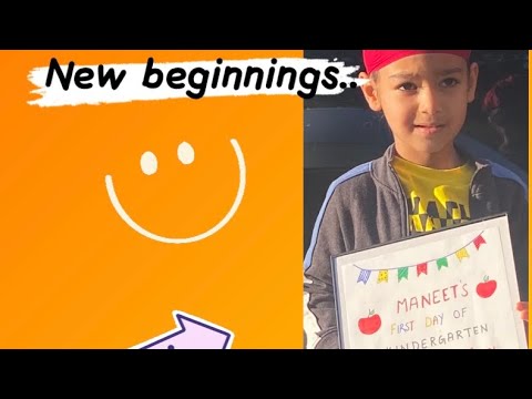 Maneet’s first day of school🤗🤗