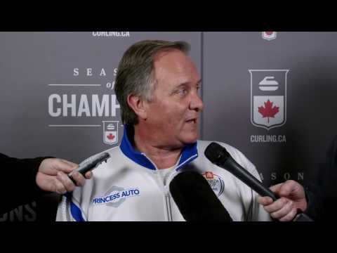 2016 Home Hardware Canada Cup - Media Scrum - Men's Semifinal