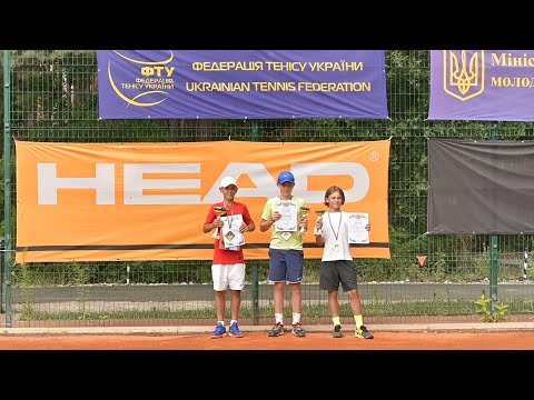 Чемпіонат України до 12 років. Фінал в одиночному розряді у хлопців