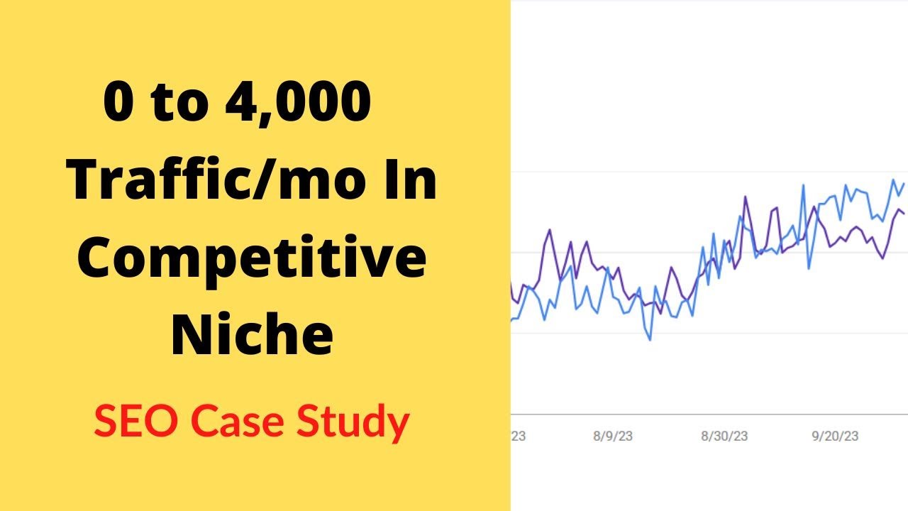 SEO Case Study: 0 to 4k Traffic Per Month In A Competitive Service Niche